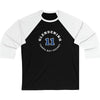 Glendening 11 Tampa Bay Hockey Number Arch Design Unisex Tri-Blend 3/4 Sleeve Raglan Baseball Shirt