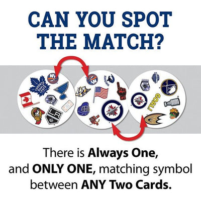 NHL Spot It! Board Game