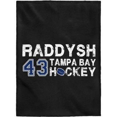 Raddysh 43 Tampa Bay Hockey Velveteen Plush Blanket