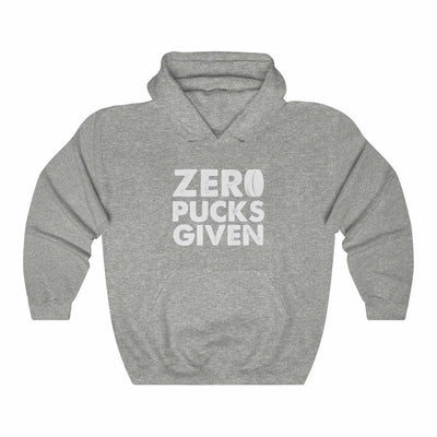 "Zero Pucks Given" Unisex Hooded Sweatshirt