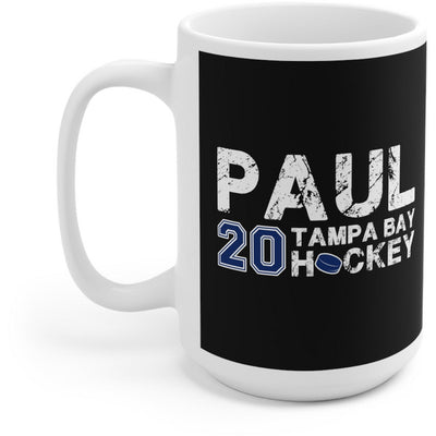 Paul 20 Tampa Bay Hockey Ceramic Coffee Mug In Black, 15oz