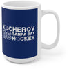 Kucherov 86 Tampa Bay Hockey Ceramic Coffee Mug In Blue, 15oz