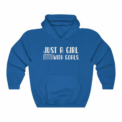 "Just A Girl With Goals" Unisex Hooded Sweatshirt