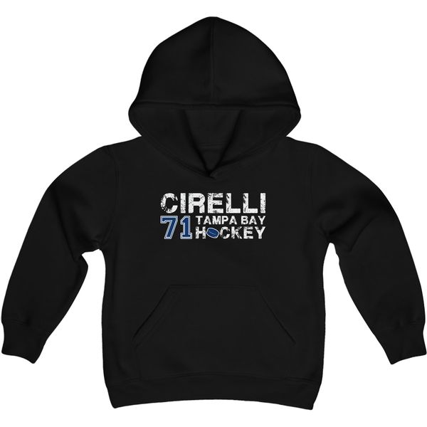 Cirelli 71 Tampa Bay Hockey Youth Hooded Sweatshirt