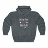 "Living That Hockey Mom Lifestyle" Unisex Hooded Sweatshirt