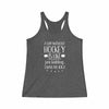 "A Day Without Hockey" Women's Tri-Blend Racerback Tank Top