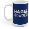 Hagel 38 Tampa Bay Hockey Ceramic Coffee Mug In Blue, 15oz