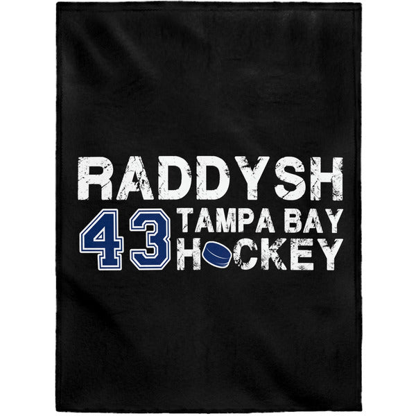 Raddysh 43 Tampa Bay Hockey Velveteen Plush Blanket