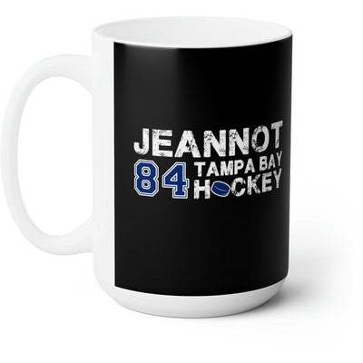 Jeannot 84 Tampa Bay Hockey Ceramic Coffee Mug In Black, 15oz