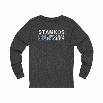 Stamkos 91 Tampa Bay Hockey Unisex Jersey Long Sleeve Shirt