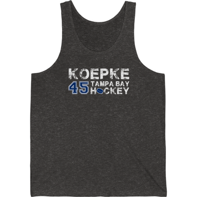 Koepke 45 Tampa Bay Hockey Unisex Jersey Tank Top