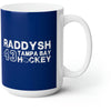 Raddysh 43 Tampa Bay Hockey Ceramic Coffee Mug In Blue, 15oz