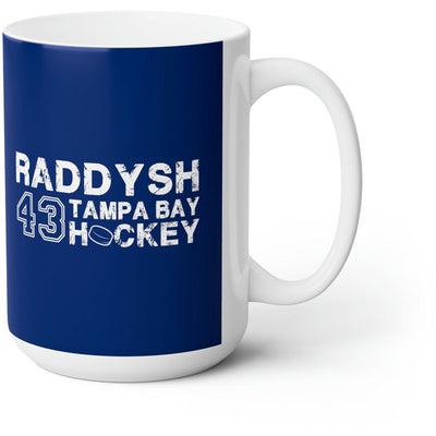 Raddysh 43 Tampa Bay Hockey Ceramic Coffee Mug In Blue, 15oz