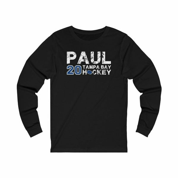 Paul 20 Tampa Bay Hockey Unisex Jersey Long Sleeve Shirt