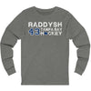 Raddysh 43 Tampa Bay Hockey Unisex Jersey Long Sleeve Shirt