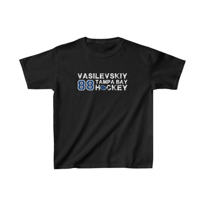 Vasilevskiy 88 Tampa Bay Hockey Kids Tee