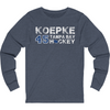 Koepke 45 Tampa Bay Hockey Unisex Jersey Long Sleeve Shirt