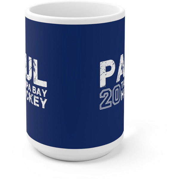 Paul 20 Tampa Bay Hockey Ceramic Coffee Mug In Blue, 15oz