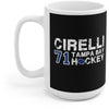 Cirelli 71 Tampa Bay Hockey Ceramic Coffee Mug In Black, 15oz