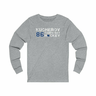 Kucherov 86 Tampa Bay Hockey Unisex Jersey Long Sleeve Shirt