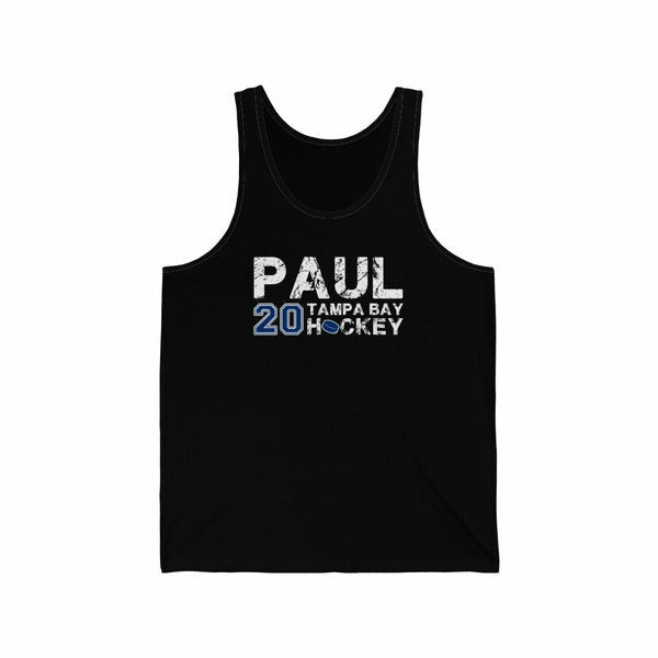 Paul 20 Tampa Bay Hockey Unisex Jersey Tank Top