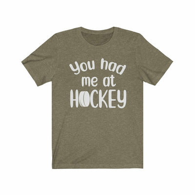 "You Had Me At Hockey" Unisex Jersey Tee