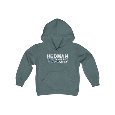 Hedman 77 Tampa Bay Hockey Youth Hooded Sweatshirt