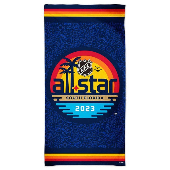 2023 NHL All-Star Game Spectra Beach Towel, 30x60 Inch