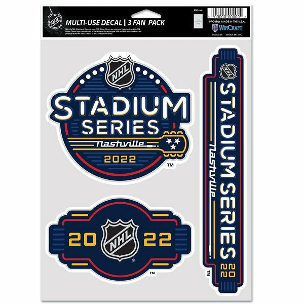 Tampa Bay Lightning Stadium Series Multi-Use Decal, 3 Pack