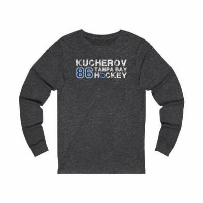 Kucherov 86 Tampa Bay Hockey Unisex Jersey Long Sleeve Shirt