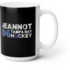 Jeannot 84 Tampa Bay Hockey Ceramic Coffee Mug In Black, 15oz