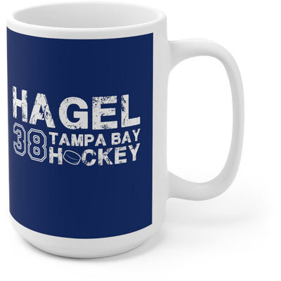 Hagel 38 Tampa Bay Hockey Ceramic Coffee Mug In Blue, 15oz