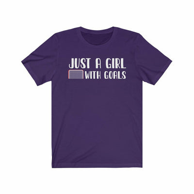 "Just A Girl With Goals" Unisex Jersey Tee