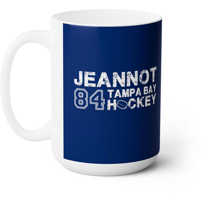 Jeannot 84 Tampa Bay Hockey Ceramic Coffee Mug In Blue, 15oz