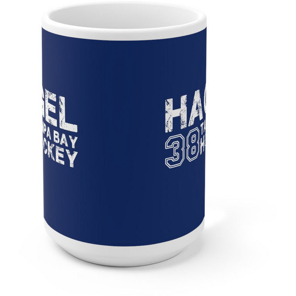 Hagel 38 Tampa Bay Hockey Ceramic Coffee Mug In Blue, 15oz