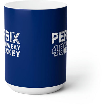 Perbix 48 Tampa Bay Hockey Ceramic Coffee Mug In Blue, 15oz