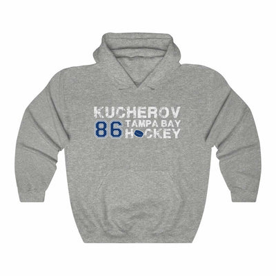 Kucherov 86 Tampa Bay Hockey Unisex Hooded Sweatshirt