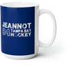 Jeannot 84 Tampa Bay Hockey Ceramic Coffee Mug In Blue, 15oz