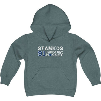 Stamkos 91 Tampa Bay Hockey Youth Hooded Sweatshirt