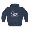 "Classy Until The Puck Drops" Unisex Hooded Sweatshirt