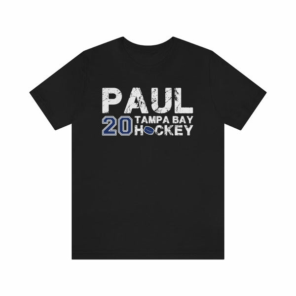 Paul 20 Tampa Bay Hockey Unisex Jersey Tee