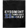 Eyssimont 23 Tampa Bay Hockey Velveteen Plush Blanket