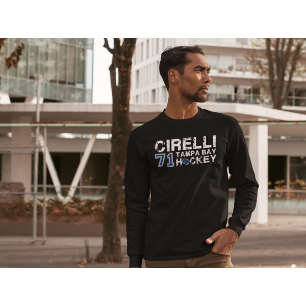 : Anthony Cirelli Shirt - Tampa Bay Hockey Men's Apparel -  Anthony Cirelli Score : Sports & Outdoors